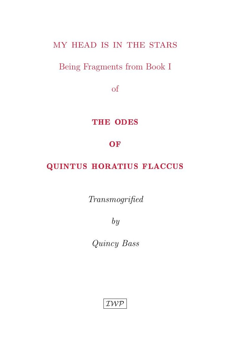 Cover of My Head is in the Stars by Quincy Bass